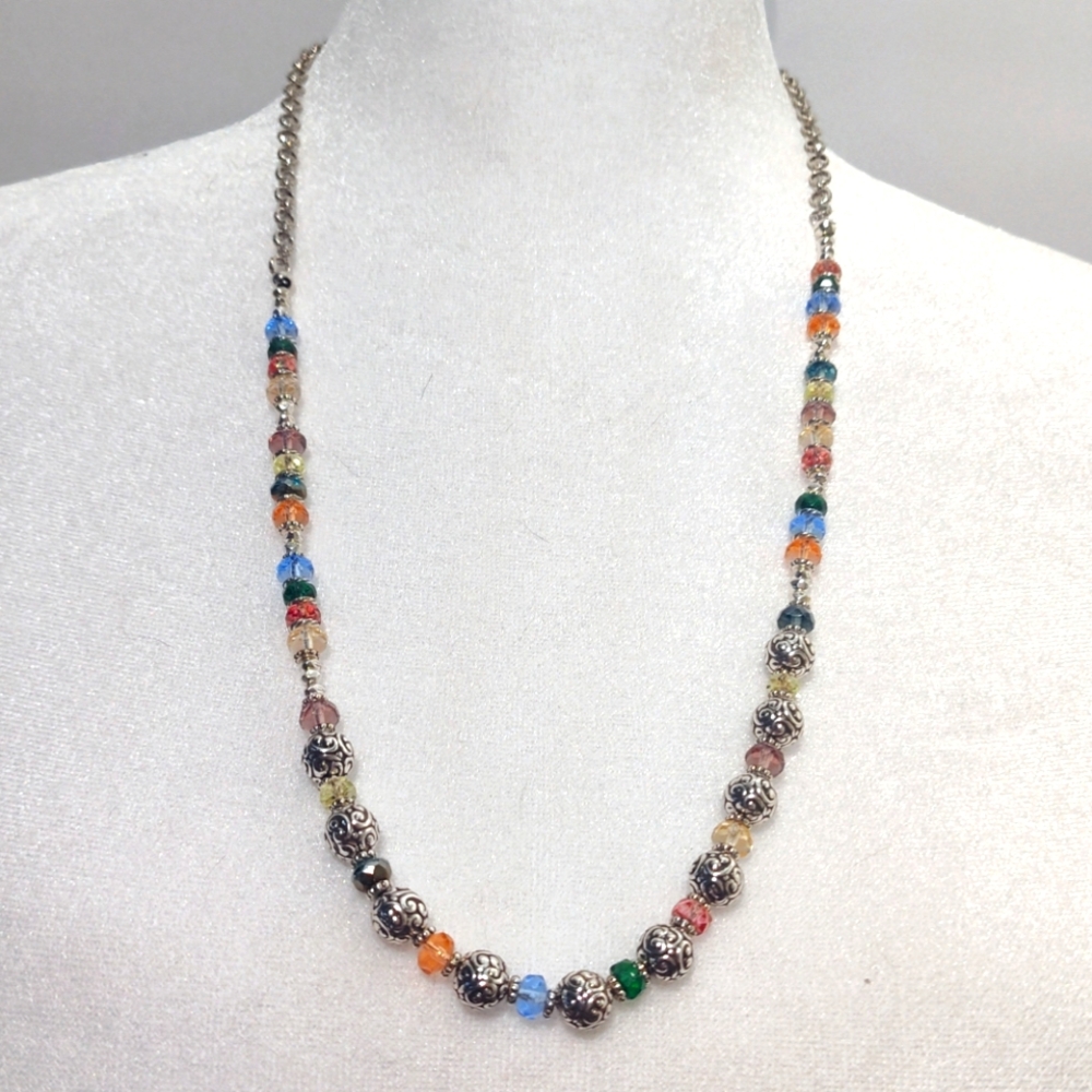 Brighton Swarovski Latika Crystal and Ball Necklace